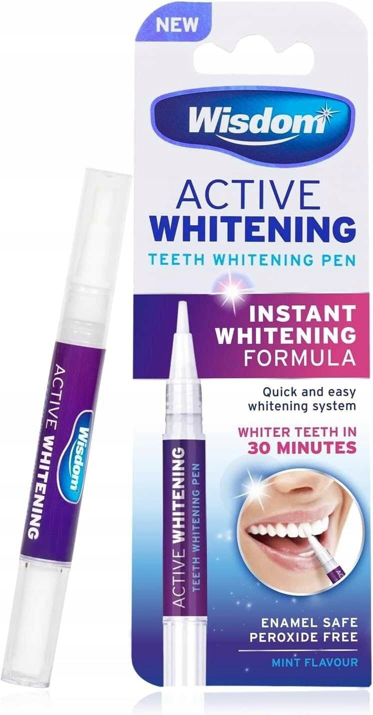 Wybielający Pisak Zębów Z Aplikatorem WISDOM Active Whitening 2 ml