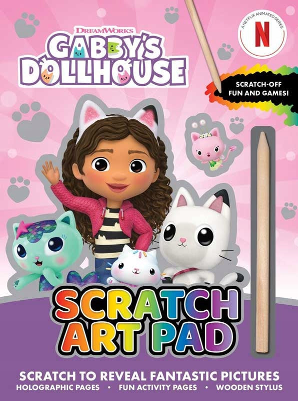 Kolorowanka Dla Dzieci Wydrapywanka Koci Domek Gabi Gabby's Doll House