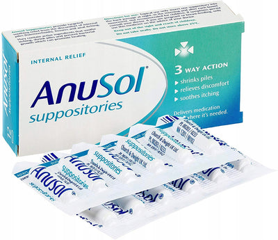 Czopki Na Hemoroidy Anusol Suppositories 12 szt.