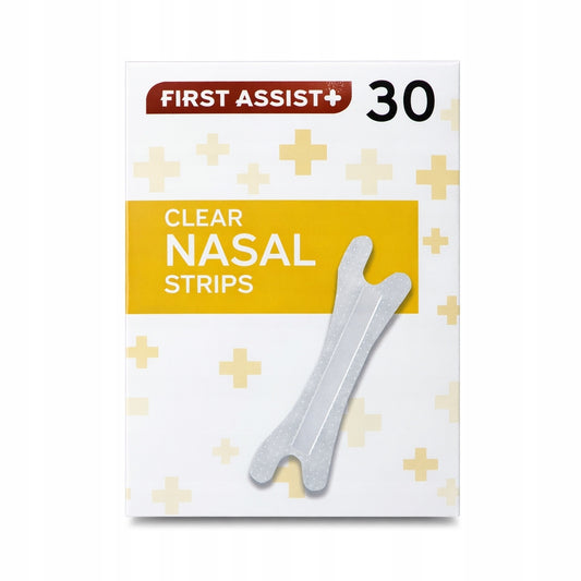 Plastry Na Nos Ułatwiające Oddychanie Lepszy Sen Clear Nasal Strips 30 szt.