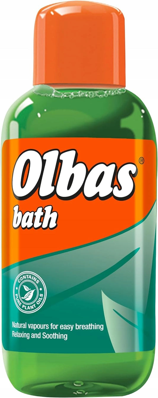Olejek Do Kąpieli Eteryczny Łagodzi Przeziębienie Katar Olbas Relaks 250ml