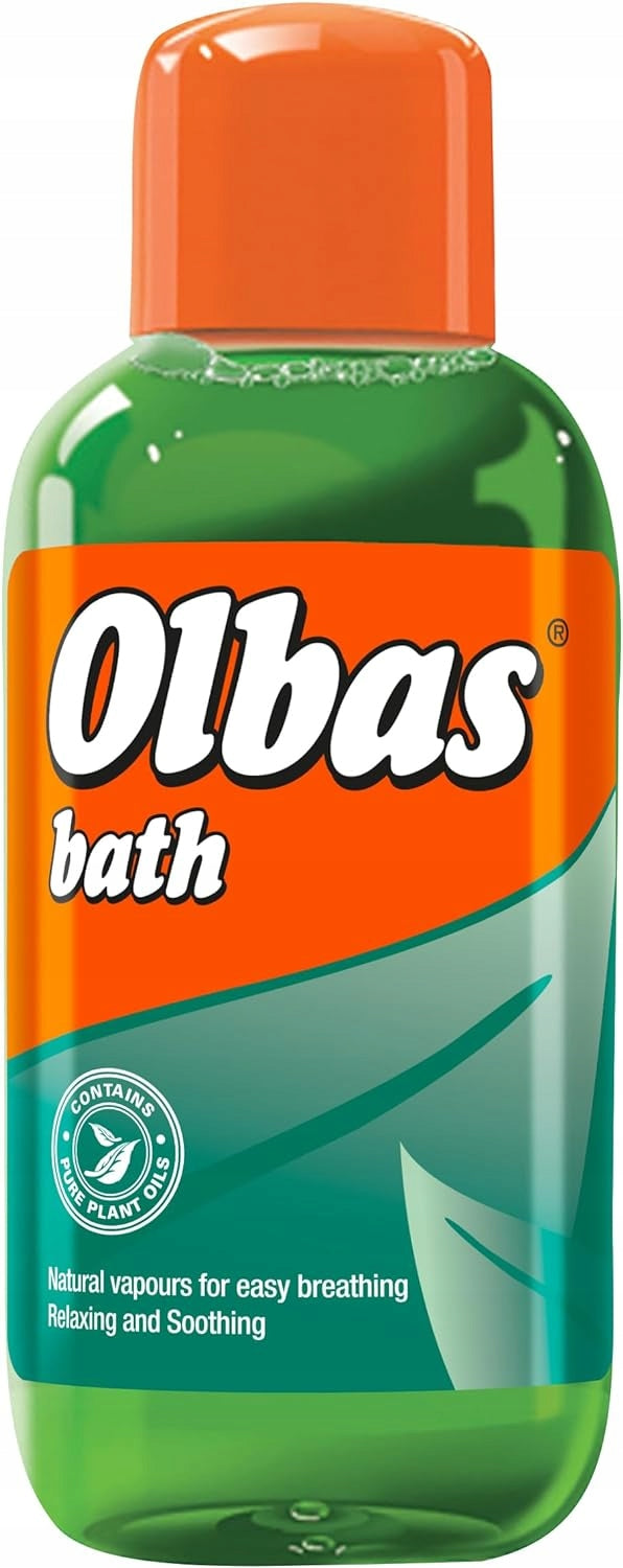 Olejek Do Kąpieli Eteryczny Łagodzi Przeziębienie Katar Olbas Relaks 250ml