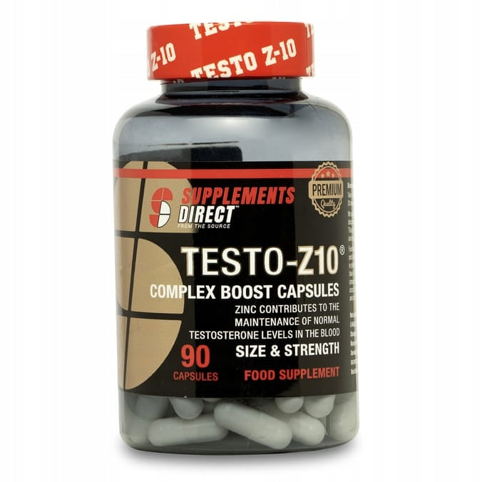 Booster Testosteronu Suplement Dla Mężczyzn Testo-Z10 Complex 90 Kapsułek