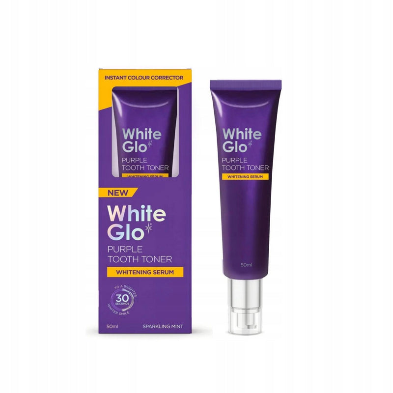 Wybielające Serum Do Zębów Smak Mięta White Glo Purple Tooth Toner 50ml