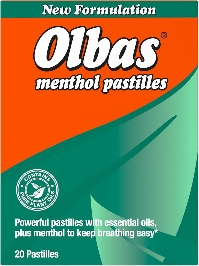 Olbas Pastylki Mentolowe Nowa Fromuła 45g
