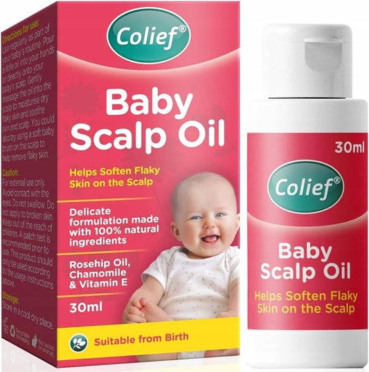 Olejek Łagodzący Do Skóry Głowy Dla Niemowląt COLIEF Baby Scalp Oil 30 ml