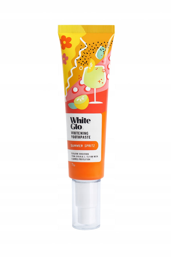 Wybielająca Pasta Do Zębów Pomarańcza Grejfrut White Glo Summer Spritz 70g