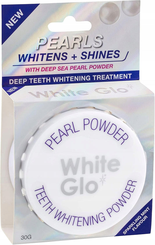 Wybielający Proszek Do Zębów White Glo Pearls Whitens + Shines Powder 30g