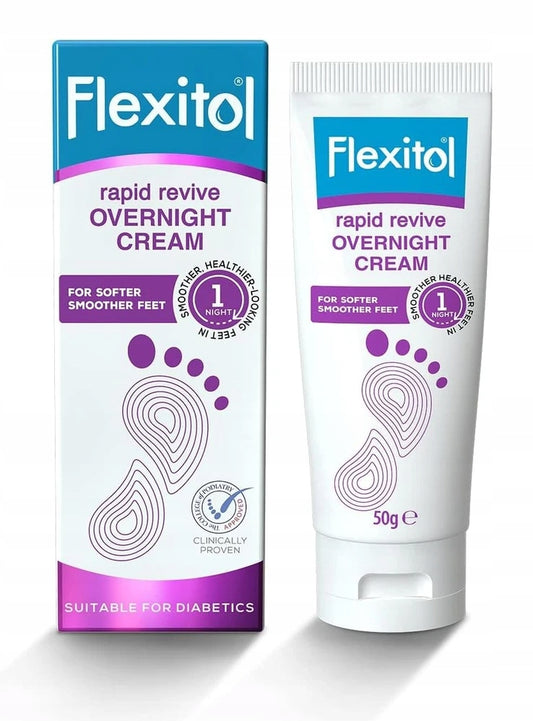 Krem Na Popękane Pięty Suche Stopy Na Noc Mocznik Flexitol Rapid Revive 50g
