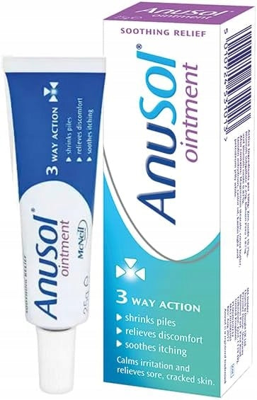 Maść Na Hemoroidy Szybka Ulga Łagodzi Ból Swędzenie Pieczenie Anusol 25 g
