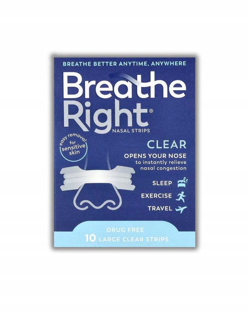 Plastry Na Nos Lepsze Oddychanie Sen Trening Breathe Right Large 10 szt.