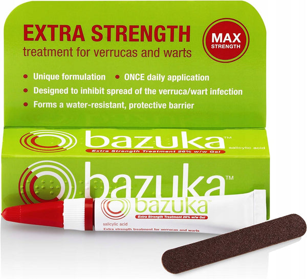 Żel Na Kurzajki I Brodawki Odciski Leczy Ekstra Mocny Bazuka Gel 26% 6g