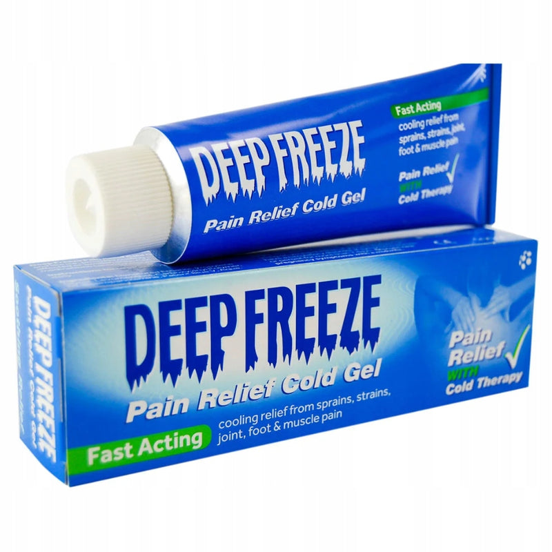 Maść Chłodząca Przynosi Szybką Ulgę Na Ból DEEP FREEZE DUŻA 100g z UK