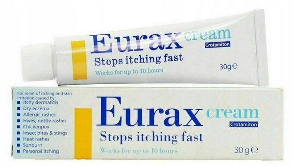 Krem Na Świąd Świerzb Wysypke Alergiczną Łuszczyce Oparzenia EURAX 30g