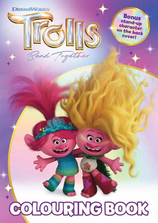 Kolorowanka Dla Dzieci Trolle 3 Trolls Band Together Trolls 3 Kolorowanki
