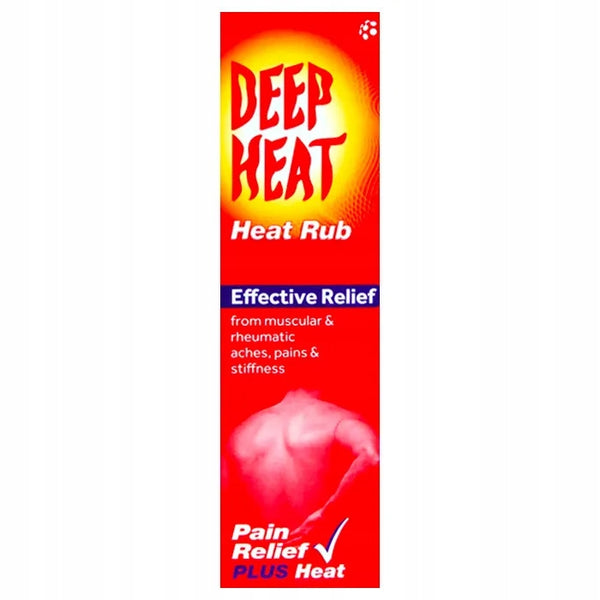 Maść Rozgrzewająca Krem Przeciwbólowy Przeciwzapalny DEEP HEAT 67g DUŻY UK