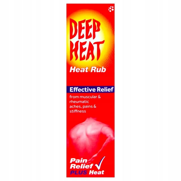 Maść Rozgrzewająca Krem Przeciwbólowy Przeciwzapalny DEEP HEAT 67g DUŻY UK